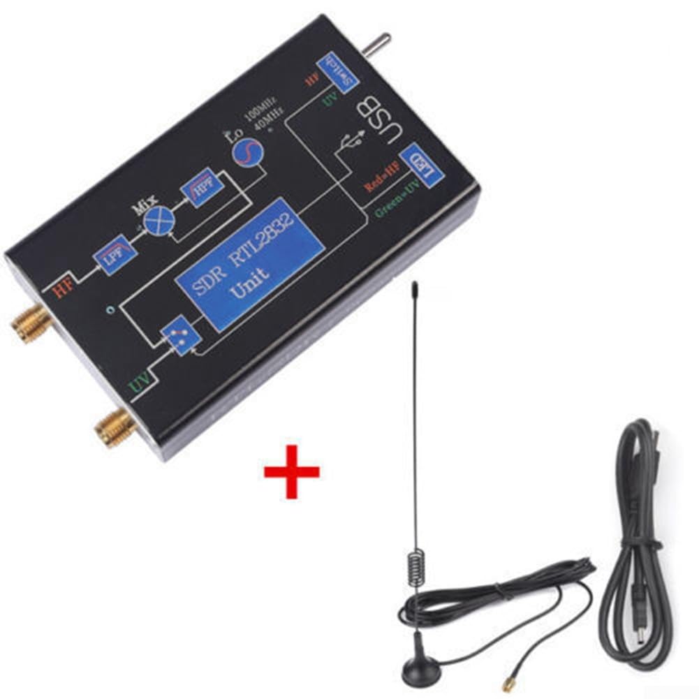 100 kHz - 1,7 GHz VHF/UHF RTLSDR+UpConverter SDR-Récepteur NFM/FM/DSB/USB/LSB/CW pleine bande RTL. SDRUpconverter SDRUSB Tuner Récepteur Lecteur Radio NFM DSB LSB CW