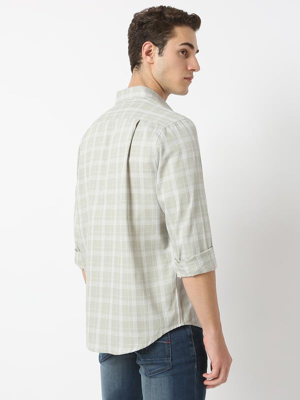Image of Mens Striped Slim Fit Cotton Casual Shirt | Full Sleeves Mens Shirts | Stylish Shirt for Men