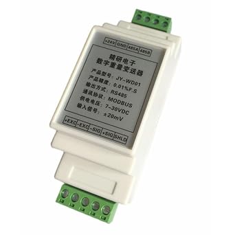 CALT JY-WD01 Digital Weight Transmitter amplifies Weighing Force Sensor, Rail Type Pressure RS485 modbusrtu Communication RS485