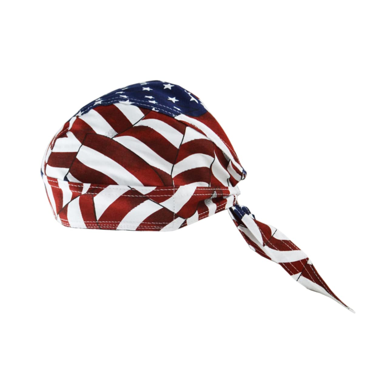 Beavorty Unique American Flag Skull Pattern Hat Cotton Cycling Cap for Outdoor Work Sports