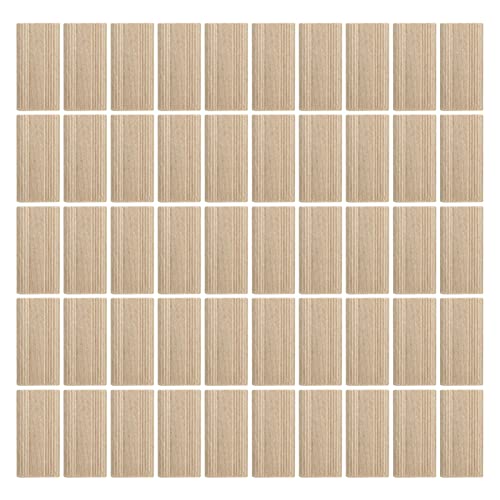 Srliya 50 piezas de tarugos de madera para carpintería miniatura 2