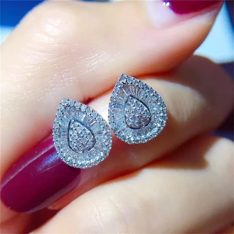 Boucles d'oreilles goutte en zircone cubique pour femme éclat intemporel