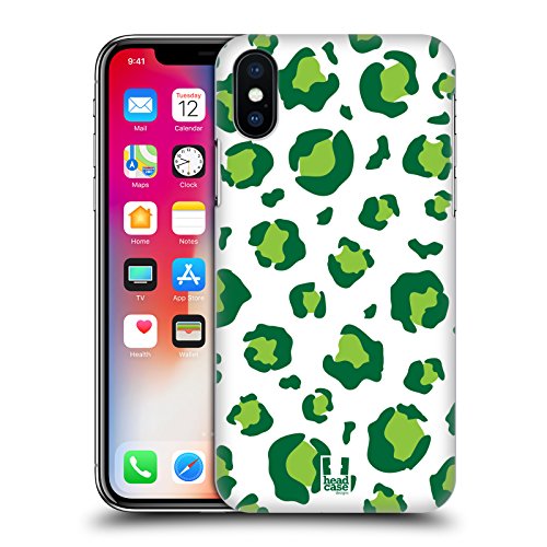 Coque dure iPhone X Léopard Saint Patrick - Protection arrière fine anti-choc