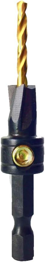 Snappy Flat Bottom Counterbore Countersink 1/8in. Drill Bit x 3/8 Bore USA Made