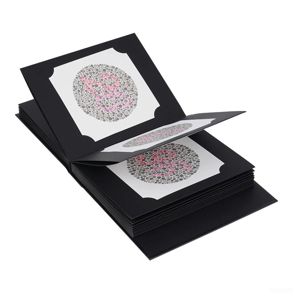 Ishihara - Cuadro de prueba de diferencia de color (38 placas para evaluación de la visión, 19 x 14,8 x 4 cm)