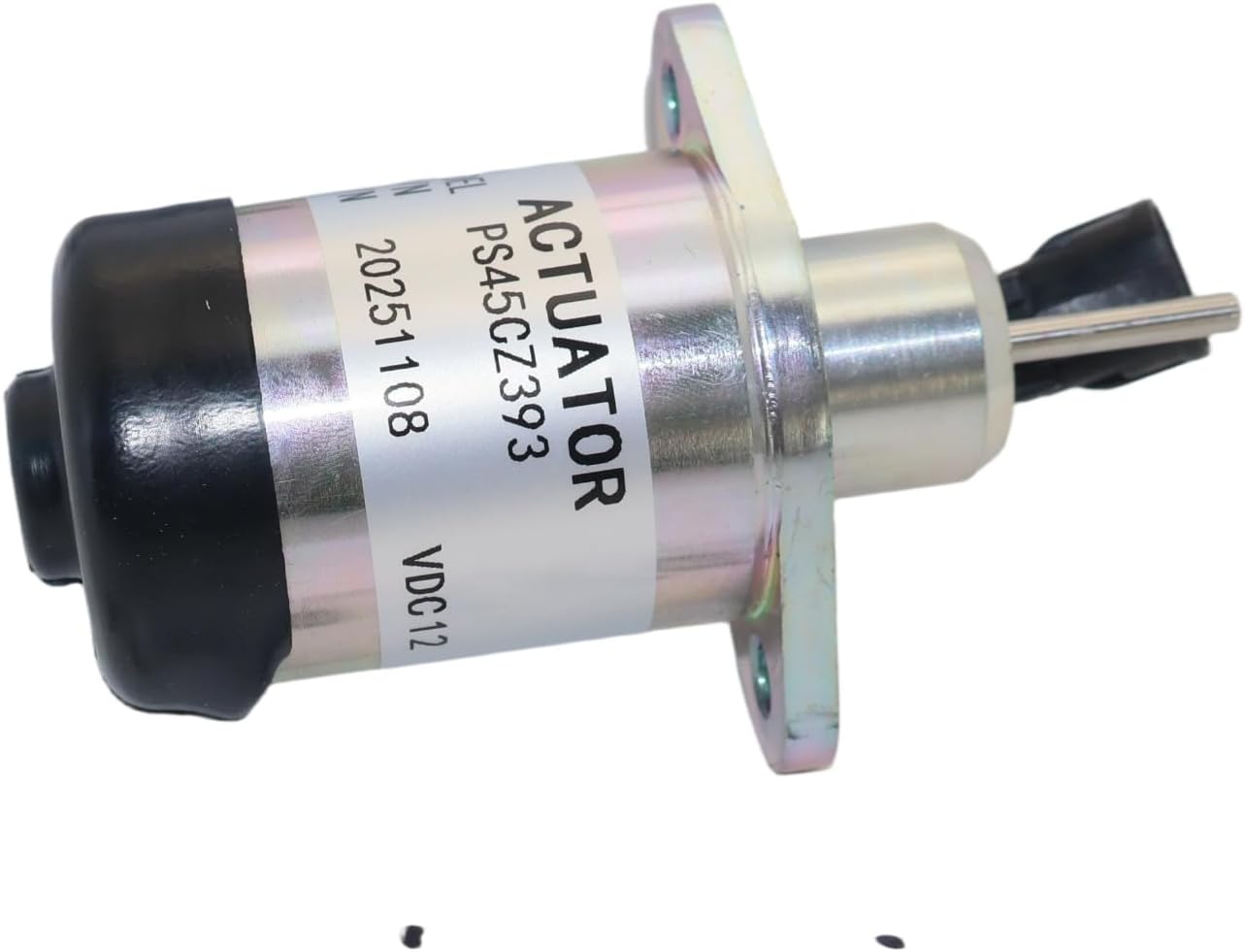 PS45CZ393 12V Fuel Shut Off Solenoid Compatible for Kubota V2607 V3307 Engine