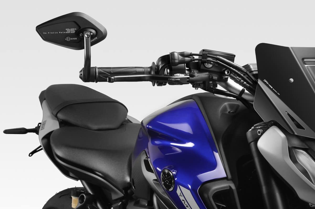 MT07 2021/24 - Kit Specchi 'Revenge' SS (R-0852) - Omologati - Specchietti Retrovisori Manubrio Laterali - Alluminio - Accessori De Pretto Moto (DPM Race) - 100% Made in Italy