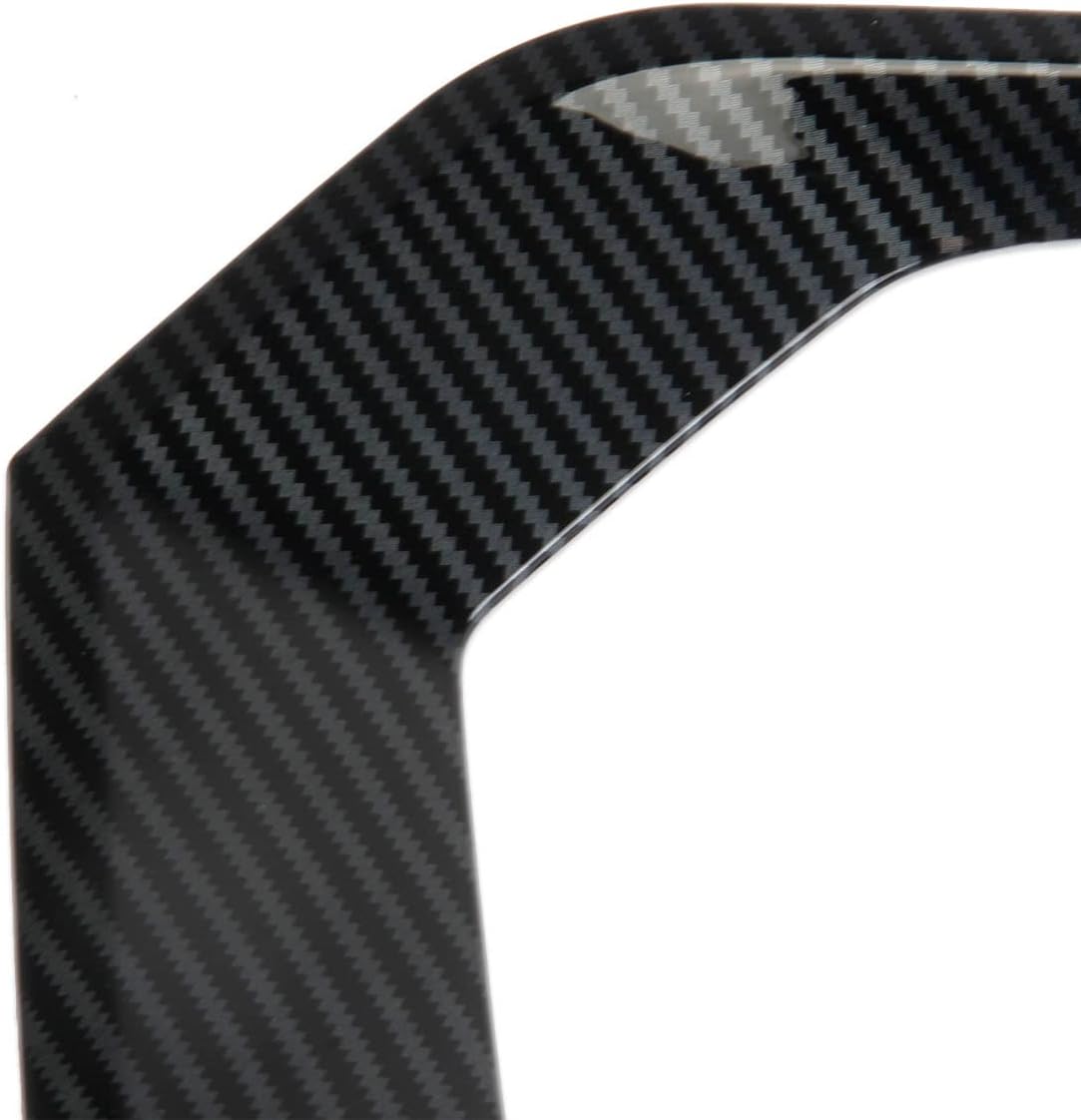 Korlot Carbon Fiber Front Fog Lamp Light Frame Trim Accessories For Hyundai Santa Cruz 2022-2024