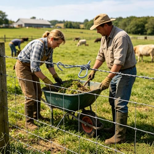 Tensores de alambre para granja y agricultura exterior kit de 20 tensores para patios 3