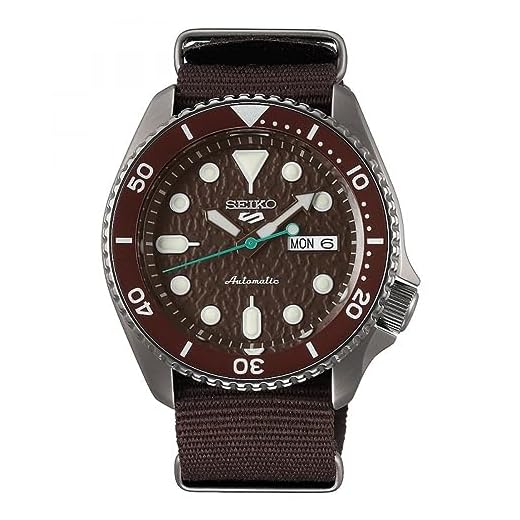 Seiko Reloj 5 Sports SRPD85K1 Hombre Acero Marrón Automático