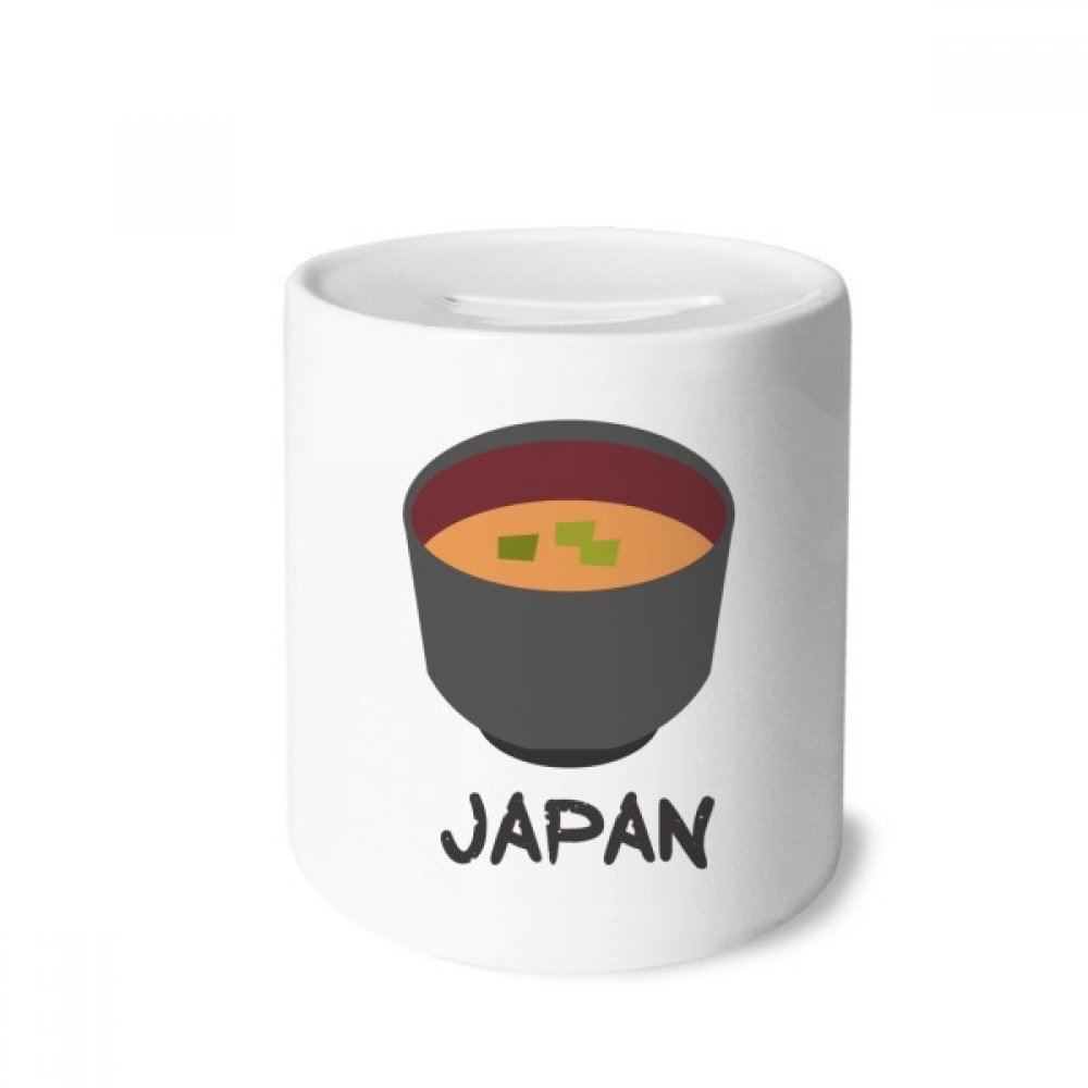 DIYthinker Japanische Reise-Karte Spardose - 9 Cm Hoch, Keramik, Mit Abnehmbarem Gummistopfen