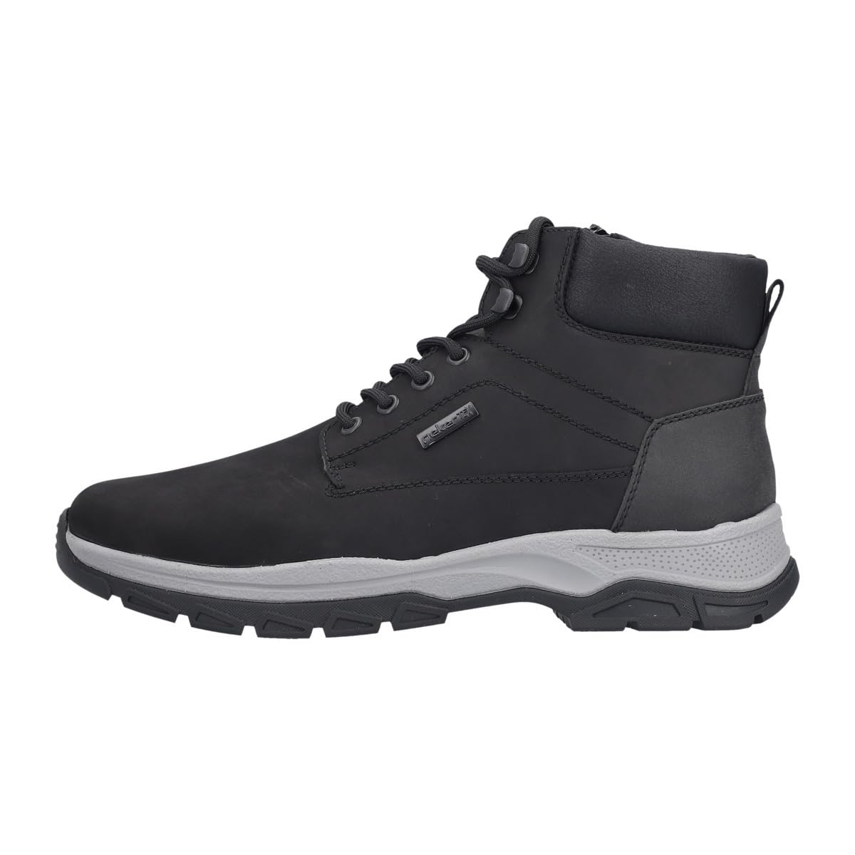 Rieker 30241-22 Men's Boots with Warm Lining Leather and Synthetic in Brown, Black 00, 40 EU