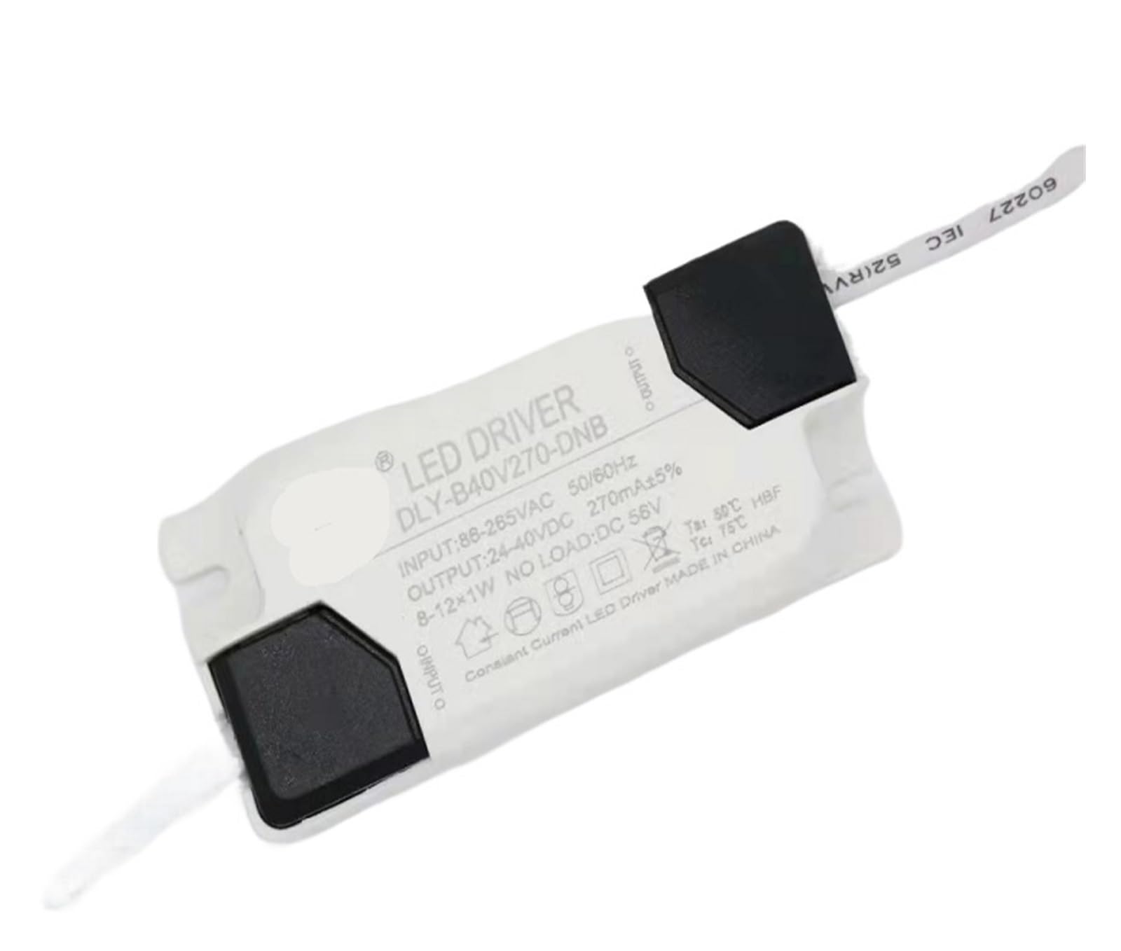 Pilote de puissance LED 270mA anti-scintillement pour ballast de spot
