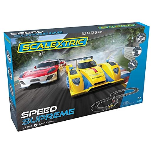 Scalextric Speed Supreme GT vs. LMP 1:32 Slot Car Race Track Set C1420T