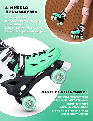 image for METROLLER Roller Skates for Girls and Boys Teens, Adjustable 4 Sizes f