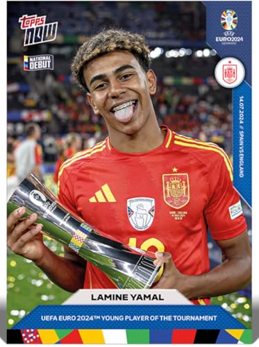 2024 T Now Lamine Yamal #62 RC UEFA European Championship - Young Player of the Tournament-National...