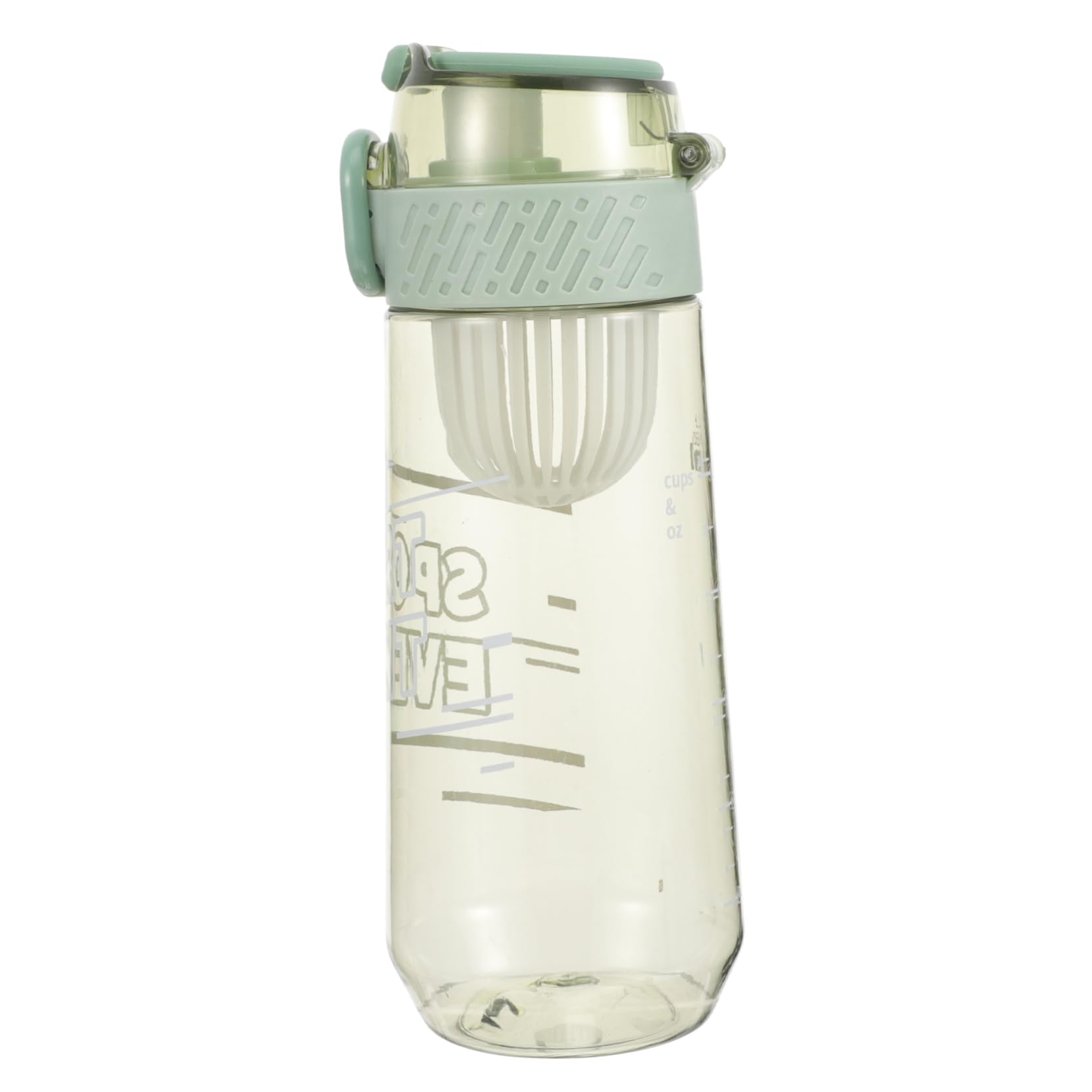 UPKOCH Sportpokal riesige Flasche Wasserflaschen Trinkflasche Verschüttungsflasche einfach tragbar Sportwasserflasche Wasserflasche für Fitness STK Light Green Wiederverwendbar