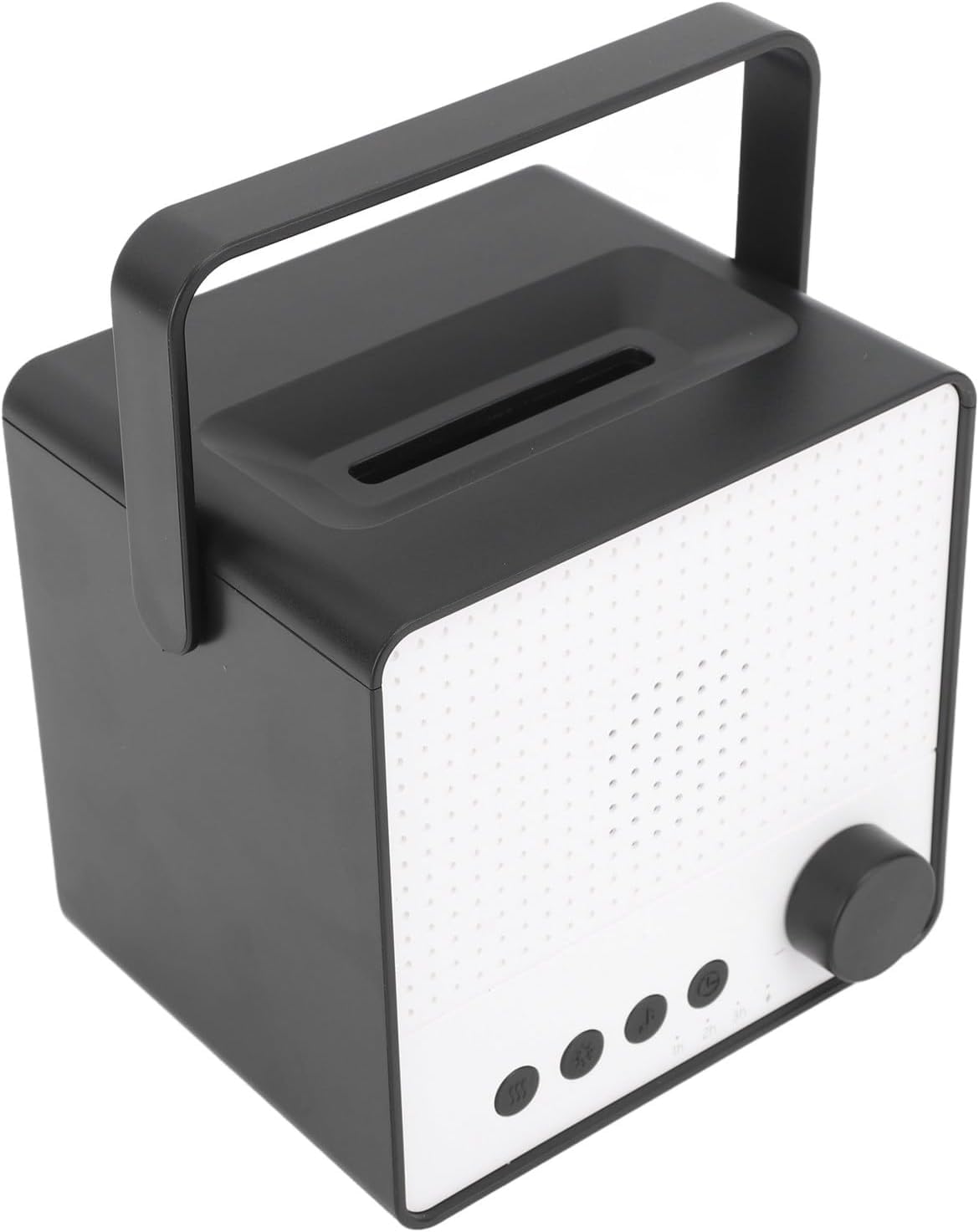 per Uso Domestico Umidificatore a Fiamma, umidificatore Portatile con diffusore di aromi a Rumore Bianco in ABS e Resina for Ufficio