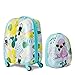 Produktbild DREAMADE 2tlg. Kinderkoffer mit Rucksack, Koffer Set Kinder Koffer, Kindertrolley Kindergepäck Handgepäck für Mädchen und Jungen, Reisegepäck Hartschalenkoffer (Grün)