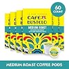 Cafe Bustelo Medium Roast, Single Serve Coffee Pods, 10 Count (Pack of 6)