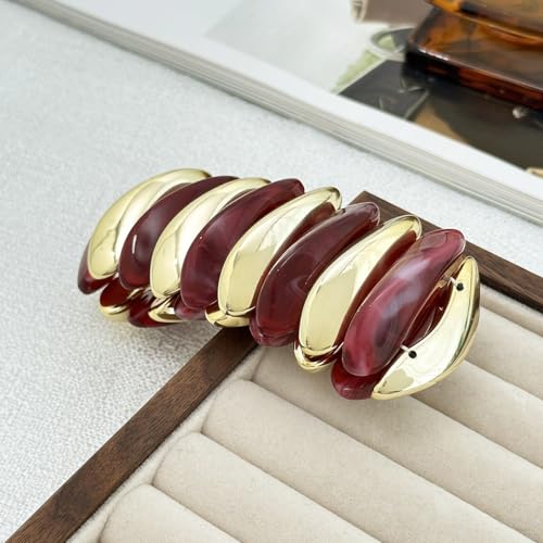 MIFYNN Acrylic Chunky Bangle Bracelets for Women Stackable Stretch Resin Bracelet Minimalist Colorful Bangle Vintage Boho Chic Wristband Jewelry for Women4