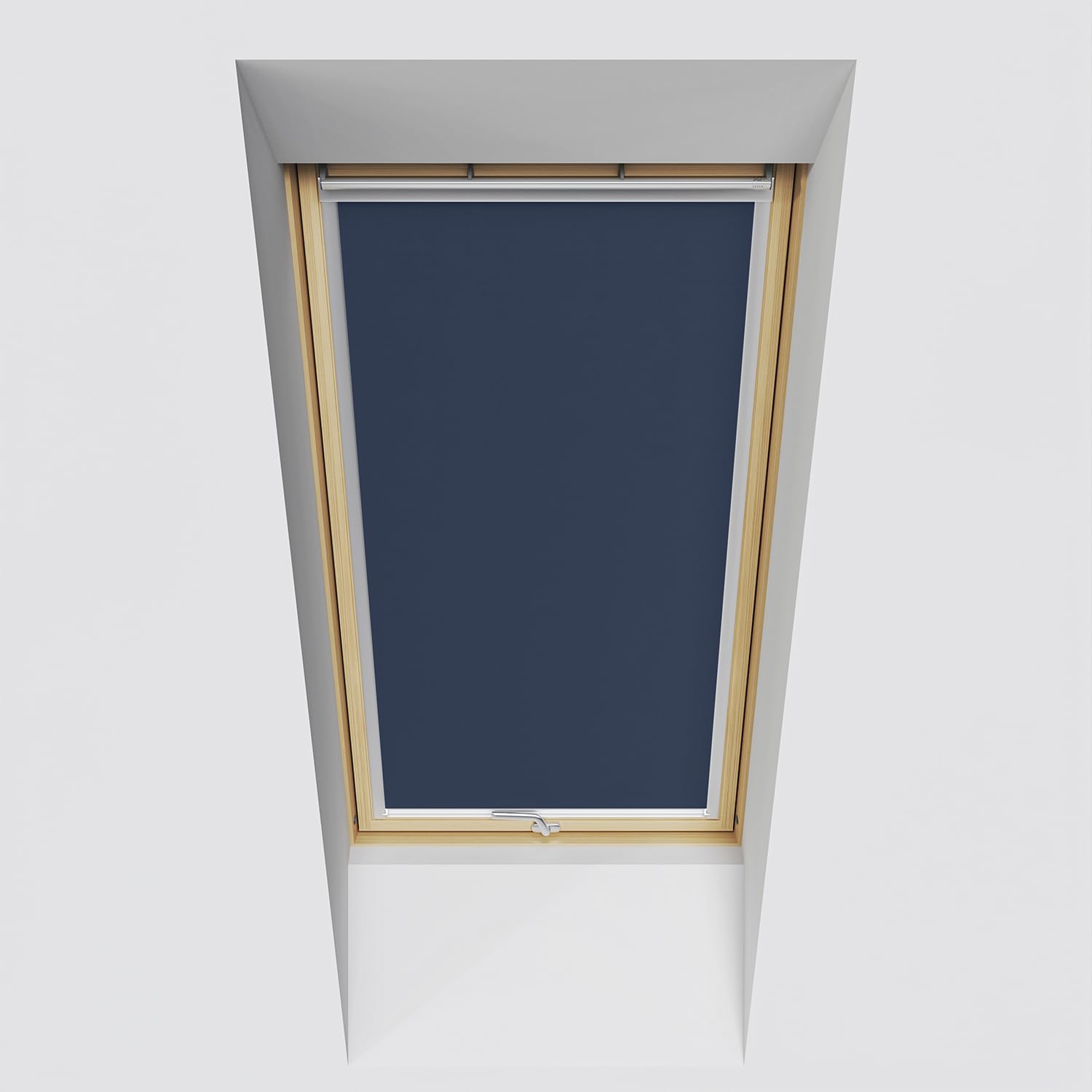 Itzala Verdunkelungsrollo ohne Bohren für VELUX, SK08, Dunkelblau | Bohrfreie Installation, Offen oder Geschlossen