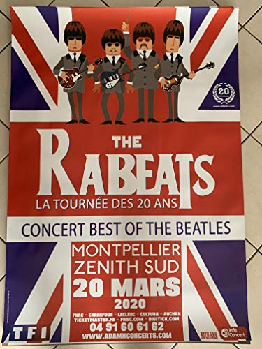 AFFICHE / The Rabeats - Best of The Beatles - 80x120cm Poster