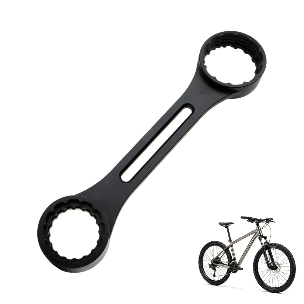 6-in-1 Bike Crank Removal Tool, Bike Bottom Bracket Tool, Multifunctional Bicycle Bottom Bracket Wrench for Mountain Road Bikes
