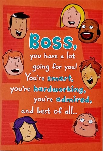 Generic GC Funny Happy Boss'S Day Greeting Card From Group Office cover