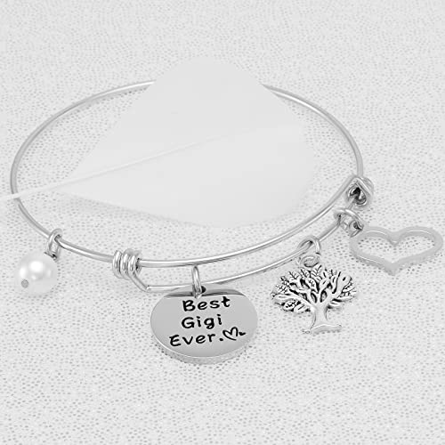 Kivosliviz Gigi Jewelry For Women Grandma Jewelry Gifts Grammy Jewelry Grandma Bracelets For Women Best Gigi Ever Bracelet #TOP5