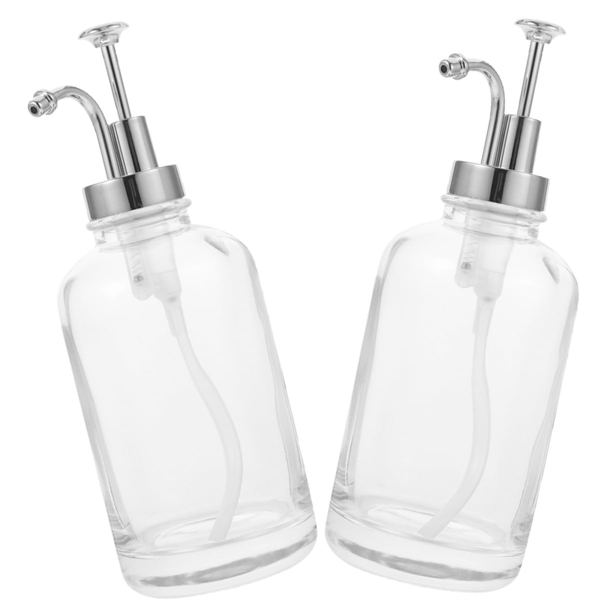 Dosage précis sirop café avec ce lot de 2 distributeurs transparents de 500 ml