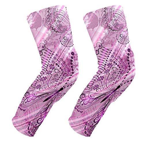 Genouillères rembourrées motif papillons rose : protection genou enfant pour le sport et loisirs