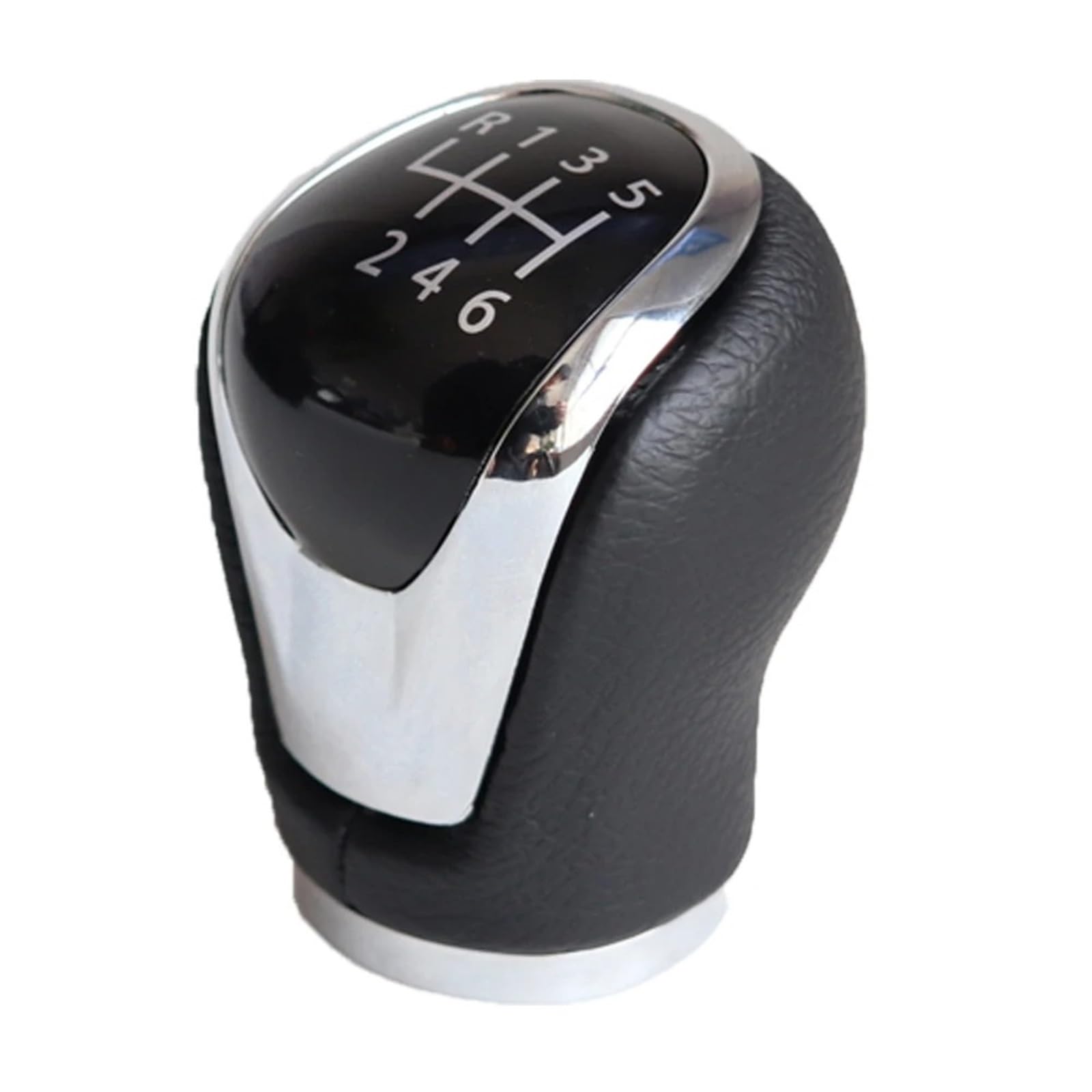 EHWLFVX Car Gear Shift for Nissan for Qashqai J11 for X-Trail T32 2016-2017 6 Speed Car Gear Shift Shifter Knob Handball Leather Cover Boot(Only knob)