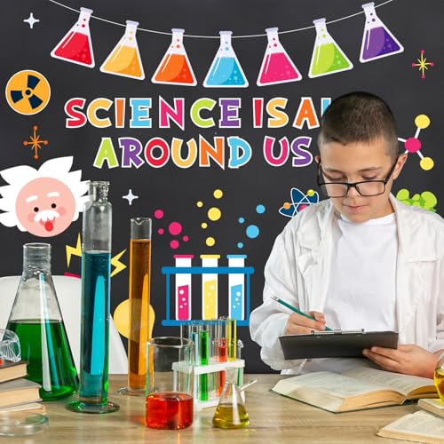 Décoration de tableau d'affichage scientifique robuste et esthétique pour école - 7