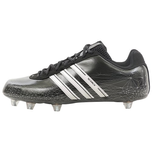 adidas Men's Scorch 7 D Low (sz. 13.0, Black/Running White/Metallic Silver)