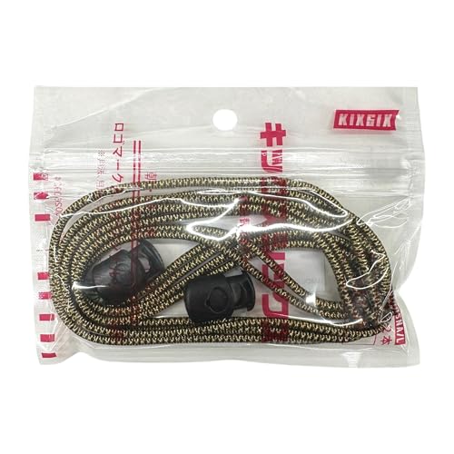 [�L�b�N�X�V�b�N�X] ���΂Ȃ��C�R ���{�� 1����(2�{) �قǂ��Ȃ��C�R �L�т�C�R �X�j�[�J�[ �V���[���[�X �C�Ђ� �N�C�b�N���[�X �R�[�h�X�g�b�p�[ �V���[���[�X���b�N �A�E�g�h�A METALLIC BUNGEE ROPELACE (BLACK&GO