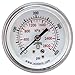 Winters P9S 90 Series Steel Pressure Gauge with Removable Lens, 0-400 psi/kpa, 2-1/2" Dial Display, +/-2-1-2% Accuracy, 1/4" NPT Center Back Mount