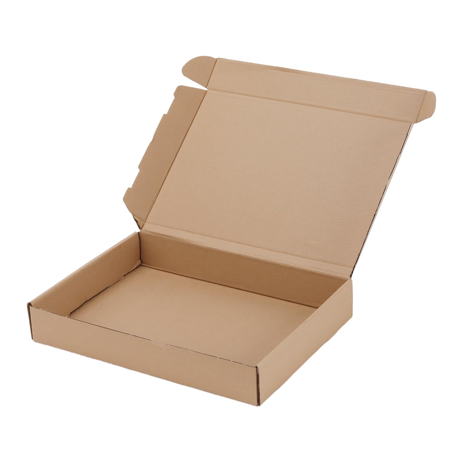 Confezione da 30 scatole postali ondulate, 300 x 215 x 50 mm, marroni, per imballaggi di piccole imprese, confezioni regalo, servizi postali