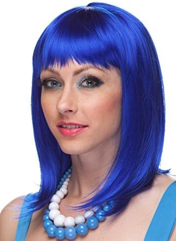 Best Sexy Short Hair Wigs for Women,black Women,korean Wig and Girls-blue Anime Wig or Costume Wigs Brings Out the Rihanna or Paula Young Short Wigs in You-best with Wig Cap and Wig Brush and Wig Comb