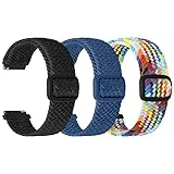 [TumpCez] 18mm 19mm 20mm 22mm 24mm 時計バンドクイックリリースベルト快適な伸縮性無段階に調整交換 スポーツループ軽量通気性交換用バンド