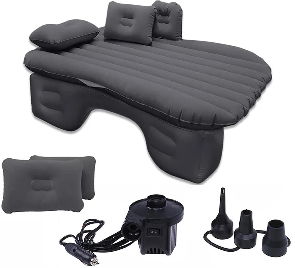 Comfortable Inflatable Mattress Multipurpose Portable & Compact Back Seat for Travel Sleeping with Pump,Black Car Inflatable Bed Universal for car,SUV,UTV,MPV etc.-image-37