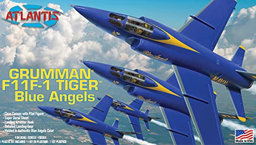 Kit Maquette F11F-1 Grumman Tiger Atlantis Cadeau Idéal Passionné Avion