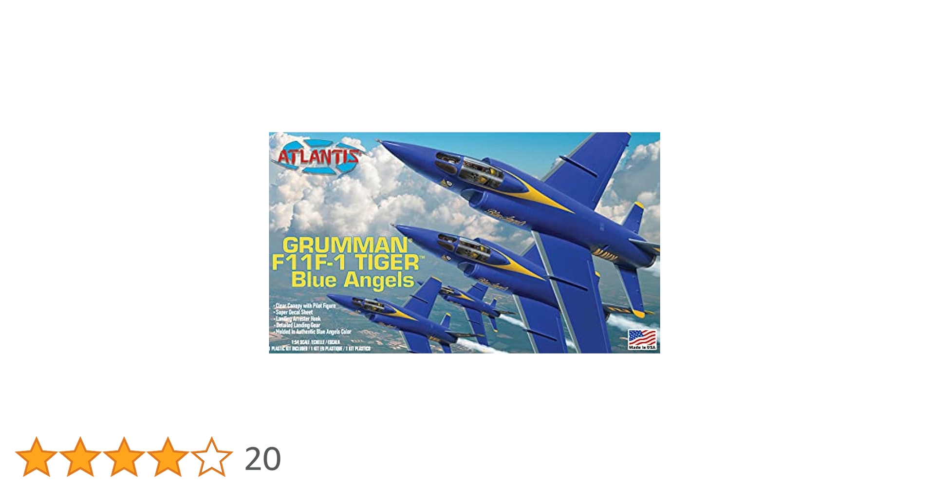 Amazon | アトランティスモデル 1/54 アメリカ海軍 F11-F