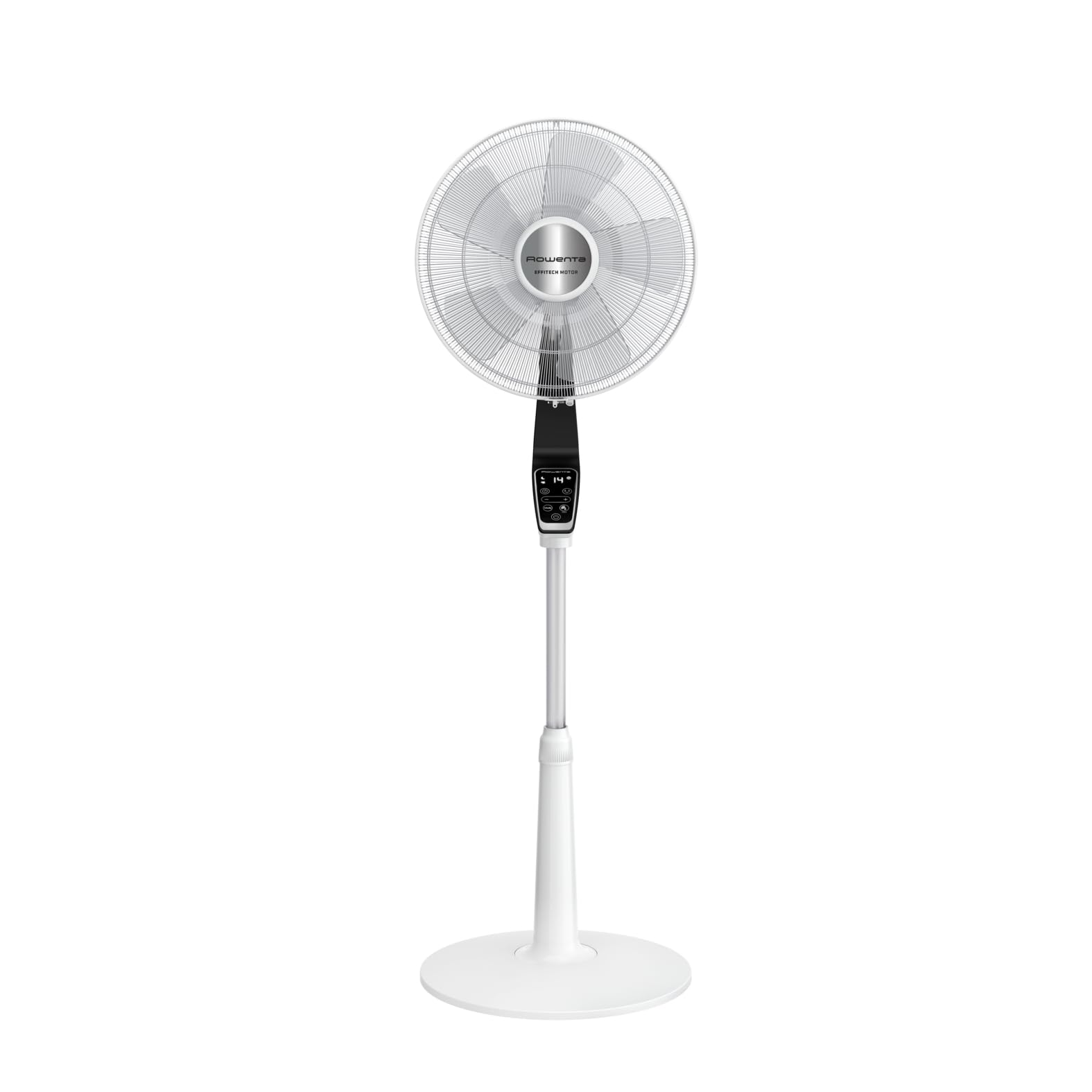 Rowenta Standventilator Turbo Silence Extreme, 14 Geschwindigkeitsstufen, 32 dB Silent Night Modus, Fernbedienung, Oszillation, höhenverstellbar, Luftzirkulation bis 8,2 m, weiß, VU5690F0