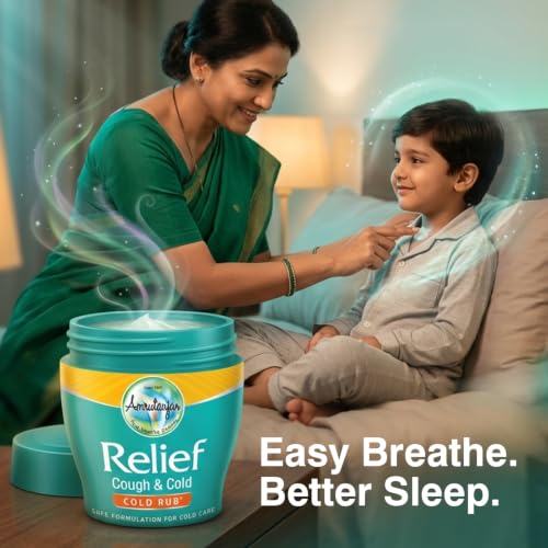 Image of AMRUTANJAN RELIEF COUGH & COLD RUB 30 G - PACK OF 4