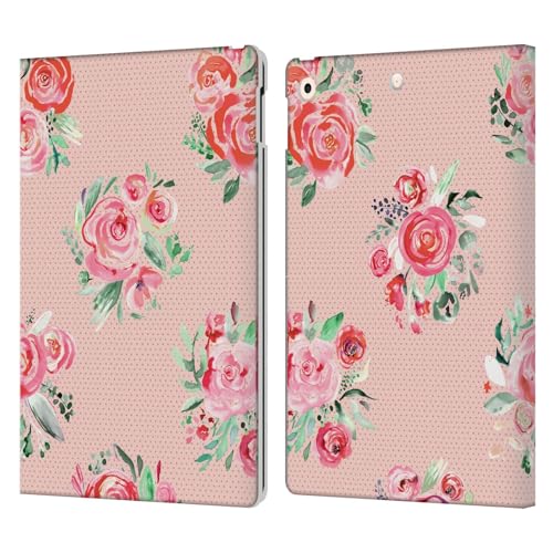 Étui portefeuille en cuir iPad 10.2 anti-rayure Ninola Roses