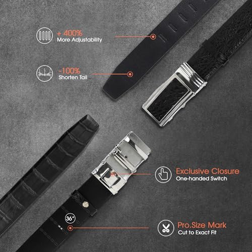 AIIigator Belt Men Leather Straight Belts Handmade Buckle Durable Dress Belt Classic Fashion Gift For Dad Boss Teacher3