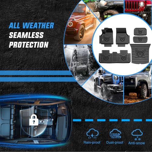 Image of Nilight TPE Floor Mats & Cargo Mats Set for Tesla Model Y (5 Seat only)