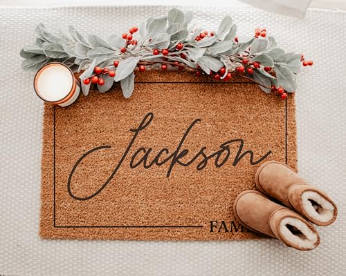 Dream Big Printables Custom Doormat Family Name thumb #8