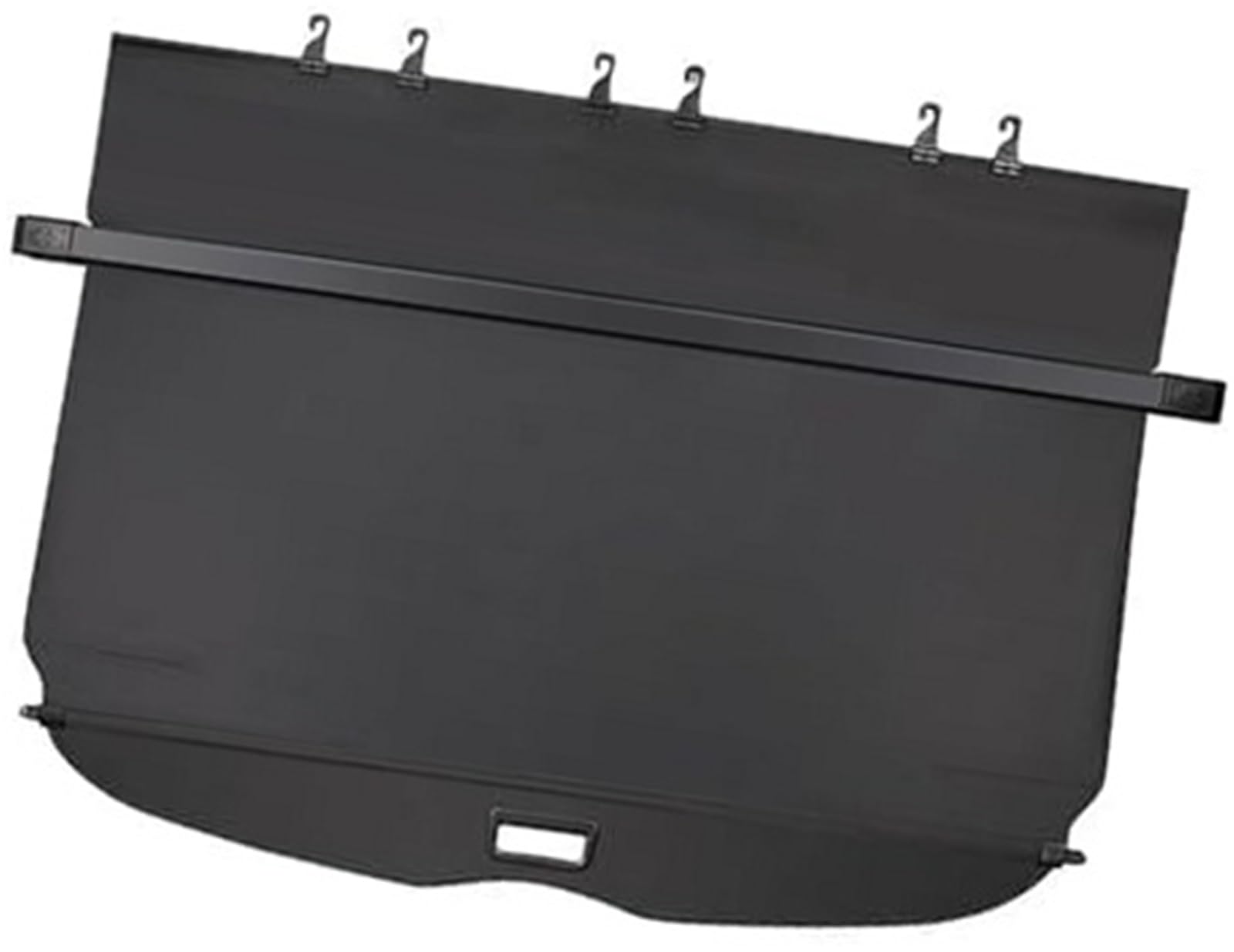 Fhjwqronte Black Canvas Rear Storage Fixing Frame Car Parcel Shelf, For Toyota, For Rav4 2006-2012 Retractable Trunk Cargo Cover Rack Anti-Peeping Shield Privacy Auto Accessories(Black Canvas)